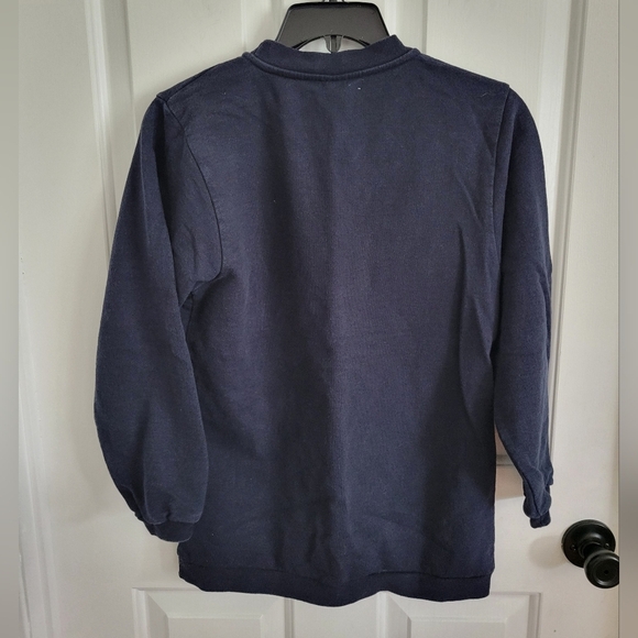 Copper Key Girl's Halloween Ghost Embroidered Navy Long Sleeve Sweatshirt Size L - Picture 6 of 6